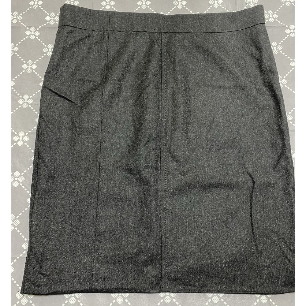 Akris Punto Black A-line Mid-length Skirt Sz 12 US Pencil Fit Dress Lined D39